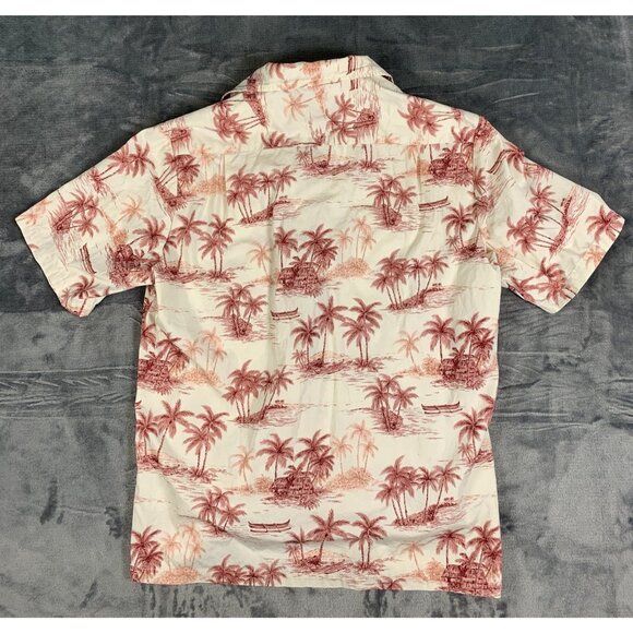 Bishop St Apparel Men’s M Short Sleeve Hawaiian Print Button Down Shirt USA - Picture 2 of 5